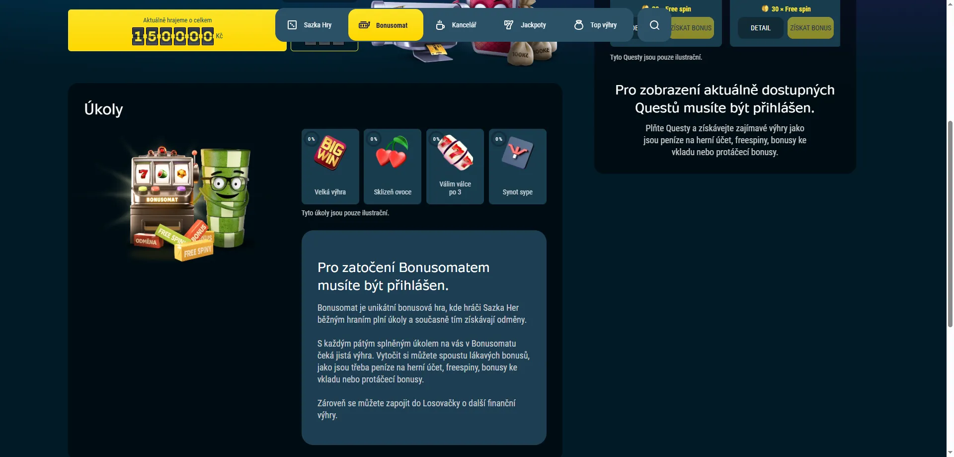 Sazka Casino bonusy 2026 – přehled aktuálních promo nabídek